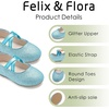 image:imageFelix amp Flora Toddler Girl Dress Shoes  Flower Girl Ballet Mary Jane Flats Party School WeddingBf25blue