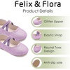image:imageFelix amp Flora Toddler Girl Dress Shoes  Flower Girl Ballet Mary Jane Flats Party School WeddingBf25purple