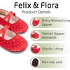 image:imageFelix amp Flora Toddler Girl Dress Shoes  Flower Girl Ballet Mary Jane Flats Party School WeddingBf26red