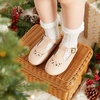 image:imageFelix amp Flora Toddler Little Girl Flat Oxfords Dress Shoes  Mary Jane Princess for Girl Party School ShoesB396nude