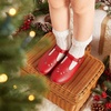 image:imageFelix amp Flora Toddler Little Girl Flat Oxfords Dress Shoes  Mary Jane Princess for Girl Party School ShoesB396red