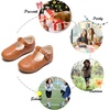 image:imageFelix amp Flora Toddler Little Girl Flat Oxfords Dress Shoes  Mary Jane Princess for Girl Party School ShoesB415brown