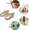image:imageFelix amp Flora Toddler Little Girl Flat Oxfords Dress Shoes  Mary Jane Princess for Girl Party School ShoesB415gold