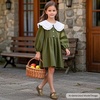 image:imageFelix amp Flora Toddler Little Girl Flat Oxfords Dress Shoes  Mary Jane Princess for Girl Party School ShoesB415green