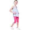 image:imageFelix amp Flora ToddlerLittle Girls Flat Capri Leggings Pants3pack Black White Pink
