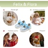 image:imageFelix amp Flora ToddlerLittle Kid Girls Running Shoes Glitter Sneakers Princess Fashion Casual Sports ShoesBs822blue