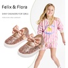image:imageFelix amp Flora ToddlerLittle Kid Girls Running Shoes Glitter Sneakers Princess Fashion Casual Sports ShoesBs822champagne Pink