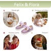 image:imageFelix amp Flora ToddlerLittle Kid Girls Running Shoes Glitter Sneakers Princess Fashion Casual Sports ShoesBs822dark Purple