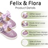 image:imageFelix amp Flora ToddlerLittle Kid Girls Running Shoes Glitter Sneakers Princess Fashion Casual Sports ShoesBs822dark Purple