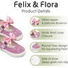 image:imageFelix amp Flora ToddlerLittle Kid Girls Running Shoes Glitter Sneakers Princess Fashion Casual Sports ShoesBs822glitter Pink