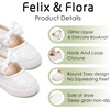 image:imageFelix amp Flora ToddlerLittle Kid Girls Running Shoes Glitter Sneakers Princess Fashion Casual Sports ShoesBs822glitter White
