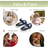 image:imageFelix amp Flora ToddlerLittle Kid Girls Running Shoes Glitter Sneakers Princess Fashion Casual Sports ShoesBs822navy Blue