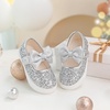 image:imageFelix amp Flora ToddlerLittle Kid Girls Running Shoes Glitter Sneakers Princess Fashion Casual Sports ShoesBs822silver