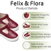 image:imageFelix amp Flora ToddlerLittle Kid Girls Running Shoes Glitter Sneakers Princess Fashion Casual Sports ShoesBs829burgundy