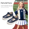 image:imageFelix amp Flora ToddlerLittle Kid Girls Running Shoes Glitter Sneakers Princess Fashion Casual Sports ShoesBs829navy Blue