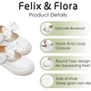 image:imageFelix amp Flora ToddlerLittle Kid Girls Running Shoes Glitter Sneakers Princess Fashion Casual Sports ShoesBs830white