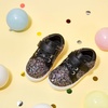 image:imageFelix amp Flora ToddlerLittle Kid Girls Running Shoes Sports Sneakers Princess Casual Glitter ShoesBs815giltter Black