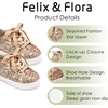 image:imageFelix amp Flora ToddlerLittle Kid Girls Running Shoes Sports Sneakers Princess Casual Glitter ShoesBs819champagne Pink