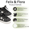 image:imageFelix amp Flora ToddlerLittle Kid Girls Running Shoes Sports Sneakers Princess Casual Glitter ShoesBs819glitter Black