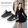 image:imageFelix amp Flora ToddlerLittle Kid Girls Running Shoes Sports Sneakers Princess Casual Glitter ShoesBs819glitter Black
