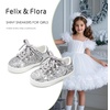 image:imageFelix amp Flora ToddlerLittle Kid Girls Running Shoes Sports Sneakers Princess Casual Glitter ShoesBs819glitter Silver