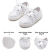 image:imageFelix amp Flora ToddlerLittle Kid Girls Running Shoes Sports Sneakers Princess Casual Glitter ShoesBs821glitter White