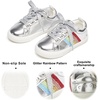 image:imageFelix amp Flora ToddlerLittle Kid Girls Running Shoes Sports Sneakers Princess Casual Glitter ShoesBs824silver