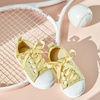 image:imageFelix amp Flora ToddlerLittle Kid Girls Running Shoes Sports Sneakers Princess Casual Glitter ShoesBs826glitter Gold