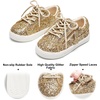 image:imageFelix amp Flora ToddlerLittle Kid Girls Running Shoes Sports Sneakers Princess Casual Glitter ShoesBs827glitter Gold