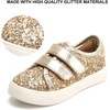 image:imageFelix amp Flora ToddlerLittle Kid Girls Running Shoes Sports Sneakers Princess Casual Glitter ShoesGiltter Gold