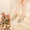 image:imageFelix amp Flora ToddlerLittle Kid Girls Running Shoes Sports Sneakers Princess Casual Glitter ShoesGold8 Toddler