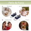 image:imageFelix amp Flora ToddlerLittle Kid Girls Running Shoes Sports Sneakers Princess Casual Glitter ShoesYb01navy Blue