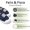 image:imageFelix amp Flora ToddlerLittle Kid Girls Running Shoes Sports Sneakers Princess Casual Glitter ShoesYb01navy Blue
