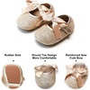 image:imageSoft Sole Baby Dress Shoes  Infant Baby Walking Shoes Moccasinss Rubber Sole Crib ShoesB10gold