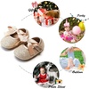 image:imageSoft Sole Baby Dress Shoes  Infant Baby Walking Shoes Moccasinss Rubber Sole Crib ShoesB10gold