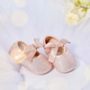 image:imageSoft Sole Baby Dress Shoes  Infant Baby Walking Shoes Moccasinss Rubber Sole Crib ShoesB10pink