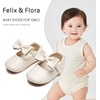 image:imageSoft Sole Baby Dress Shoes  Infant Baby Walking Shoes Moccasinss Rubber Sole Crib ShoesB15beige