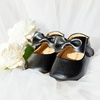 image:imageSoft Sole Baby Dress Shoes  Infant Baby Walking Shoes Moccasinss Rubber Sole Crib ShoesB15black