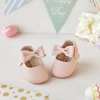 image:imageSoft Sole Baby Dress Shoes  Infant Baby Walking Shoes Moccasinss Rubber Sole Crib ShoesB15pink