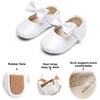 image:imageSoft Sole Baby Dress Shoes  Infant Baby Walking Shoes Moccasinss Rubber Sole Crib ShoesB15white