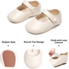 image:imageSoft Sole Baby Dress Shoes  Infant Baby Walking Shoes Moccasinss Rubber Sole Crib ShoesB8725beige