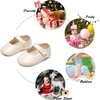 image:imageSoft Sole Baby Dress Shoes  Infant Baby Walking Shoes Moccasinss Rubber Sole Crib ShoesB8725beige