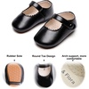 image:imageSoft Sole Baby Dress Shoes  Infant Baby Walking Shoes Moccasinss Rubber Sole Crib ShoesB8725black