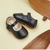 image:imageSoft Sole Baby Dress Shoes  Infant Baby Walking Shoes Moccasinss Rubber Sole Crib ShoesB8725black