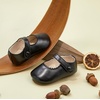 image:imageSoft Sole Baby Dress Shoes  Infant Baby Walking Shoes Moccasinss Rubber Sole Crib ShoesB8725black