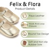 image:imageSoft Sole Baby Dress Shoes  Infant Baby Walking Shoes Moccasinss Rubber Sole Crib ShoesB8725bright Gold