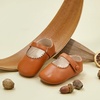 image:imageSoft Sole Baby Dress Shoes  Infant Baby Walking Shoes Moccasinss Rubber Sole Crib ShoesB8725brown