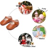 image:imageSoft Sole Baby Dress Shoes  Infant Baby Walking Shoes Moccasinss Rubber Sole Crib ShoesB8725brown
