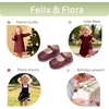 image:imageSoft Sole Baby Dress Shoes  Infant Baby Walking Shoes Moccasinss Rubber Sole Crib ShoesB8725burgundy