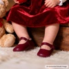 image:imageSoft Sole Baby Dress Shoes  Infant Baby Walking Shoes Moccasinss Rubber Sole Crib ShoesB8725burgundy